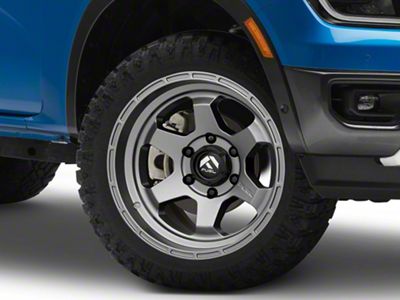 Fuel Wheels Shok Matte Gunmetal 6-Lug Wheel; 20x9; 19mm Offset (24-25 Ranger)