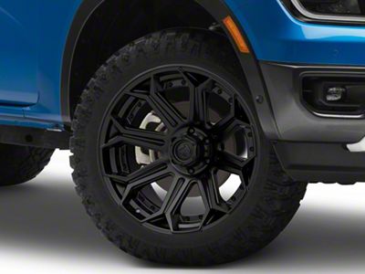 Fuel Wheels Siege Matte Black 6-Lug Wheel; 20x9; 1mm Offset (24-25 Ranger)