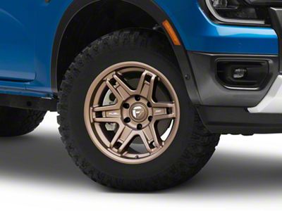 Fuel Wheels Slayer Matte Bronze 6-Lug Wheel; 17x9; -38mm Offset (24-25 Ranger)