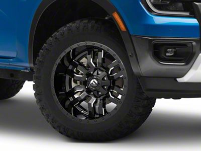 Fuel Wheels Sledge Gloss Black Milled 6-Lug Wheel; 18x9; 20mm Offset (24-25 Ranger)