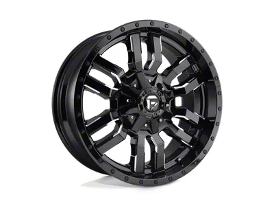 Fuel Wheels Sledge Gloss Black Milled 6-Lug Wheel; 26x14; -75mm Offset (24-25 Ranger)