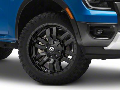 Fuel Wheels Sledge Matte Black 6-Lug Wheel; 20x10; -18mm Offset (24-25 Ranger)