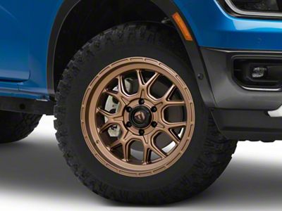 Fuel Wheels Tech Matte Bronze 6-Lug Wheel; 18x9; 1mm Offset (24-25 Ranger)