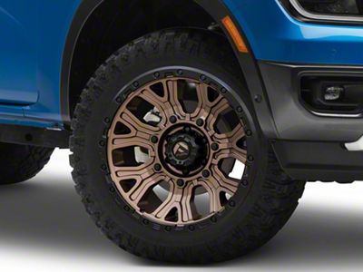 Fuel Wheels Traction Matte Bronze 6-Lug Wheel; 20x9; 1mm Offset (24-25 Ranger)