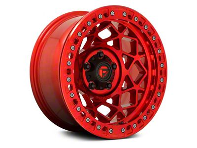 Fuel Wheels Unit Beadlock Candy Red 6-Lug Wheel; 17x9; -15mm Offset (2024 Ranger)