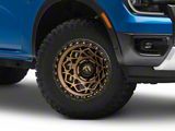 Fuel Wheels Unit Bronze with Matte Black Ring 6-Lug Wheel; 17x9; 1mm Offset (24-26 Ranger)