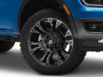 Fuel Wheels Vapor Matte Black Double Dark Tint 6-Lug Wheel; 20x10; -18mm Offset (24-25 Ranger)