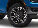 Fuel Wheels Vapor Matte Black Double Dark Tint 6-Lug Wheel; 20x9; 19mm Offset (24-25 Ranger)