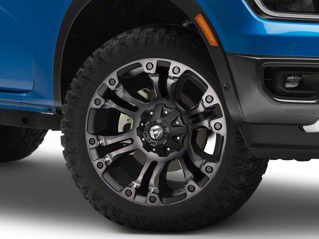 Diesel Rims Ranger Fuel Wheels Ranger Vapor Matte Black Double Dark Tint 6-Lug Wheel; 20x9 ...