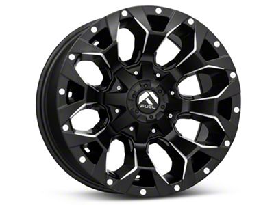 Fuel Wheels Assault Black Milled 5-Lug Wheel; 18x9; 1mm Offset (94-01 RAM 1500)