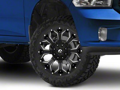 Fuel Wheels Assault Black Milled 5-Lug Wheel; 20x9; 1mm Offset (94-01 RAM 1500)
