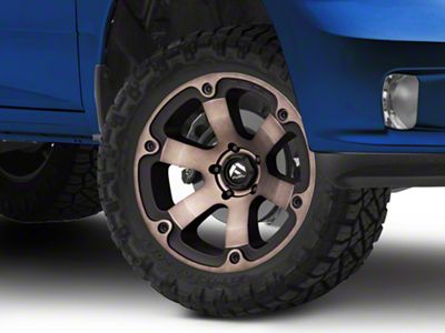 Fuel Wheels Beast Black Machined with Dark Tint 5-Lug Wheel; 20x9; 1mm Offset (94-01 RAM 1500)