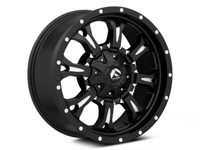 Fuel Wheels Krank Matte Black Milled 5-Lug Wheel; 20x9; 1mm Offset (94-01 RAM 1500)