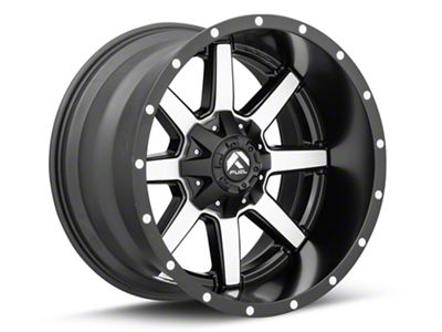 Fuel Wheels Maverick Black Machined 5-Lug Wheel; 20x12; -44mm Offset (94-01 RAM 1500)