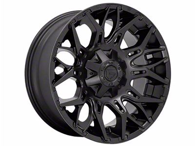 Fuel Wheels Twitch Blackout 5-Lug Wheel; 20x10; -18mm Offset (94-01 RAM 1500)