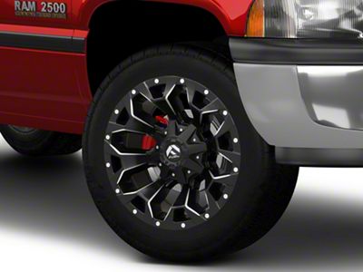 Fuel Wheels Assault Matte Black Milled 8-Lug Wheel; 20x9; 20mm Offset (94-02 RAM 2500)