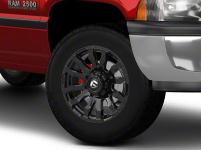 Fuel Wheels Blitz Gloss Black 8-Lug Wheel; 18x9; 1mm Offset (94-02 RAM 2500)