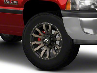 Fuel Wheels Blitz Matte Black Double Dark Tint 8-Lug Wheel; 18x9; 20mm Offset (94-02 RAM 2500)
