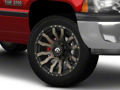 Fuel Wheels Blitz Matte Black Double Dark Tint 8-Lug Wheel; 20x9; 20mm Offset (94-02 RAM 2500)