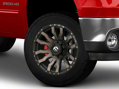 Fuel Wheels Blitz Matte Black Double Dark Tint 8-Lug Wheel; 20x10; -18mm Offset (94-02 RAM 2500)