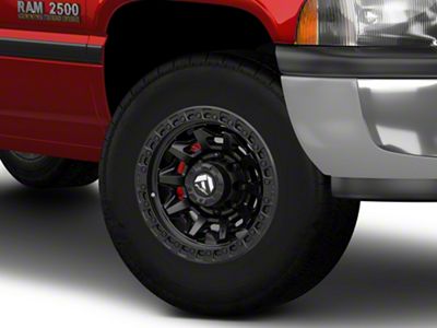 Fuel Wheels Covert Matte Black 8-Lug Wheel; 17x9; 1mm Offset (94-02 RAM 2500)