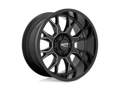 Fuel Wheels FF09D Matte Black Milled 8-Lug Wheel; 24x12; -50mm Offset (94-02 RAM 2500)