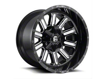 Fuel Wheels Hardline Gloss Black Milled 8-Lug Wheel; 20x9; 20mm Offset (94-02 RAM 2500)