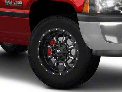 Fuel Wheels Krank Matte Black Milled 8-Lug Wheel; 18x9; 1mm Offset (94-02 RAM 2500)
