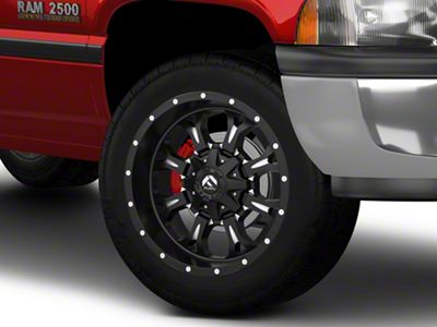 Fuel Wheels Krank Matte Black Milled 8-Lug Wheel; 20x9; 1mm Offset (94-02 RAM 2500)