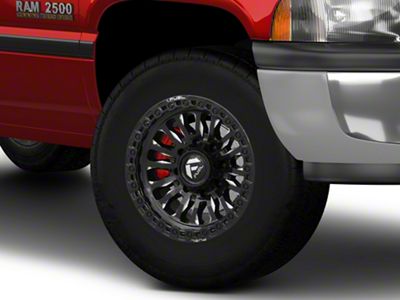 Fuel Wheels Rincon Gloss Black Milled 8-Lug Wheel; 17x9; -12mm Offset (94-02 RAM 2500)