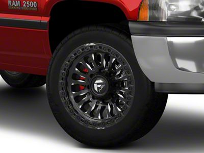 Fuel Wheels Rincon Gloss Black Milled 8-Lug Wheel; 20x9; 20mm Offset (94-02 RAM 2500)