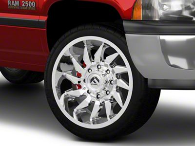 Fuel Wheels Saber Chrome 8-Lug Wheel; 22x10; -18mm Offset (94-02 RAM 2500)