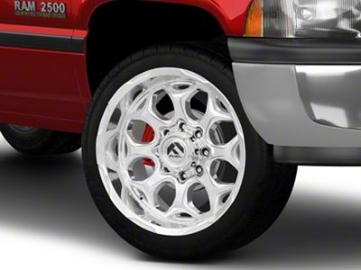 Fuel Wheels Scepter Polished Milled 8-Lug Wheel; 22x12; -44mm Offset (94-02 RAM 2500)
