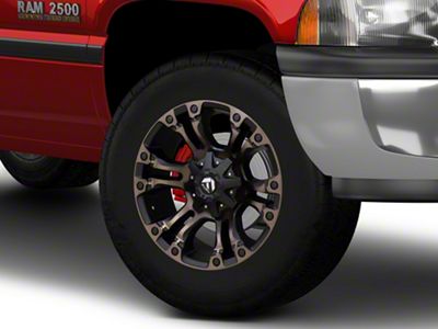 Fuel Wheels Vapor Matte Black Double Dark Tint 8-Lug Wheel; 18x9; 20mm Offset (94-02 RAM 2500)
