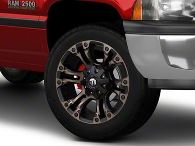 Fuel Wheels Vapor Matte Black Double Dark Tint 8-Lug Wheel; 20x9; 20mm Offset (94-02 RAM 2500)