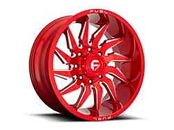 Fuel Wheels Saber Candy Red Milled 8-Lug Wheel; 20x9; 20mm Offset (94-02 RAM 3500 SRW)