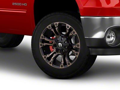 Fuel Wheels Vector Matte Black 8-Lug Wheel; 18x9; 20mm Offset (94-02 RAM 3500 SRW)