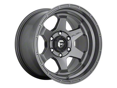 Fuel Wheels Shok Matte Anthracite 6-Lug Wheel; 17x9; 1mm Offset (97-04 Dakota)