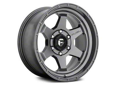 Fuel Wheels Shok Matte Anthracite 6-Lug Wheel; 18x9; 1mm Offset (97-04 Dakota)