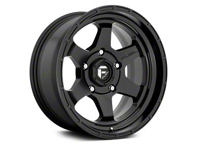 Fuel Wheels Shok Matte Black 6-Lug Wheel; 17x9; 1mm Offset (97-04 Dakota)