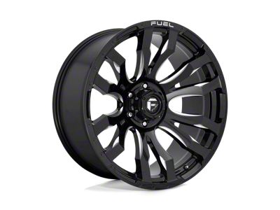 Fuel Wheels Blitz Gloss Black Milled 8-Lug Wheel; 17x9; -12mm Offset (99-07 F-250 Super Duty)