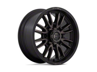 Fuel Wheels Clash Matte Black Double Dark Tint 8-Lug Wheel; 20x9; 20mm Offset (99-07 F-250 Super Duty)