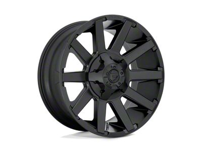 Fuel Wheels Contra Satin Black 8-Lug Wheel; 20x10; -18mm Offset (99-07 F-250 Super Duty)