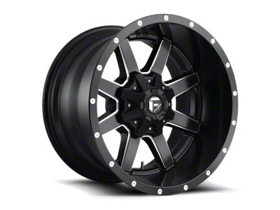 Fuel Wheels Maverick Matte Black Milled 8-Lug Wheel; 20x12; -44mm Offset (99-07 F-250 Super Duty)