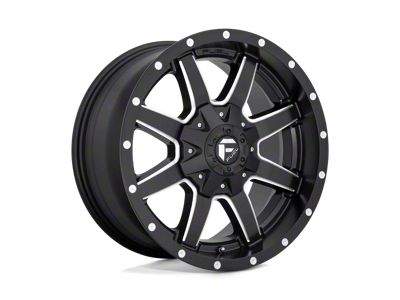 Fuel Wheels Maverick Matte Black Milled 8-Lug Wheel; 24x10; 1mm Offset (99-07 F-250 Super Duty)