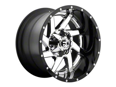 Fuel Wheels Renegade Chrome with Gloss Black Lip 8-Lug Wheel; 20x14; -76mm Offset (99-07 F-250 Super Duty)