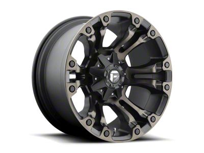 Fuel Wheels Vapor Matte Black Double Dark Tint 8-Lug Wheel; 17x10; -18mm Offset (99-07 F-250 Super Duty)