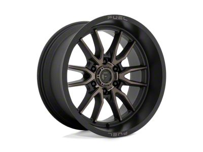 Fuel Wheels Clash Matte Black with Double Dark Tint 8-Lug Wheel; 20x9; 1mm Offset (99-07 F-350 Super Duty SRW)
