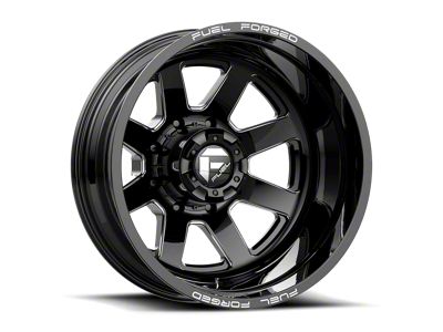 Fuel Wheels FF09D Matte Black Milled 8-Lug Wheel; 20x10; -24mm Offset (99-07 F-350 Super Duty SRW)