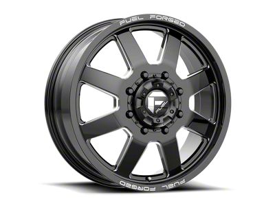 Fuel Wheels FF09D Matte Black Milled 8-Lug Wheel; 22x12; -50mm Offset (99-07 F-350 Super Duty SRW)